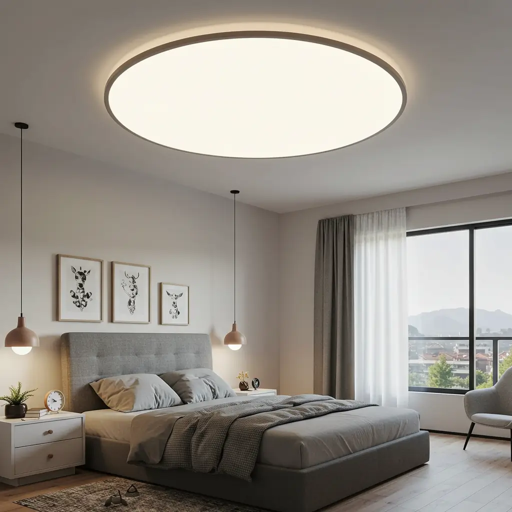 Minimalist Round LED Panels
