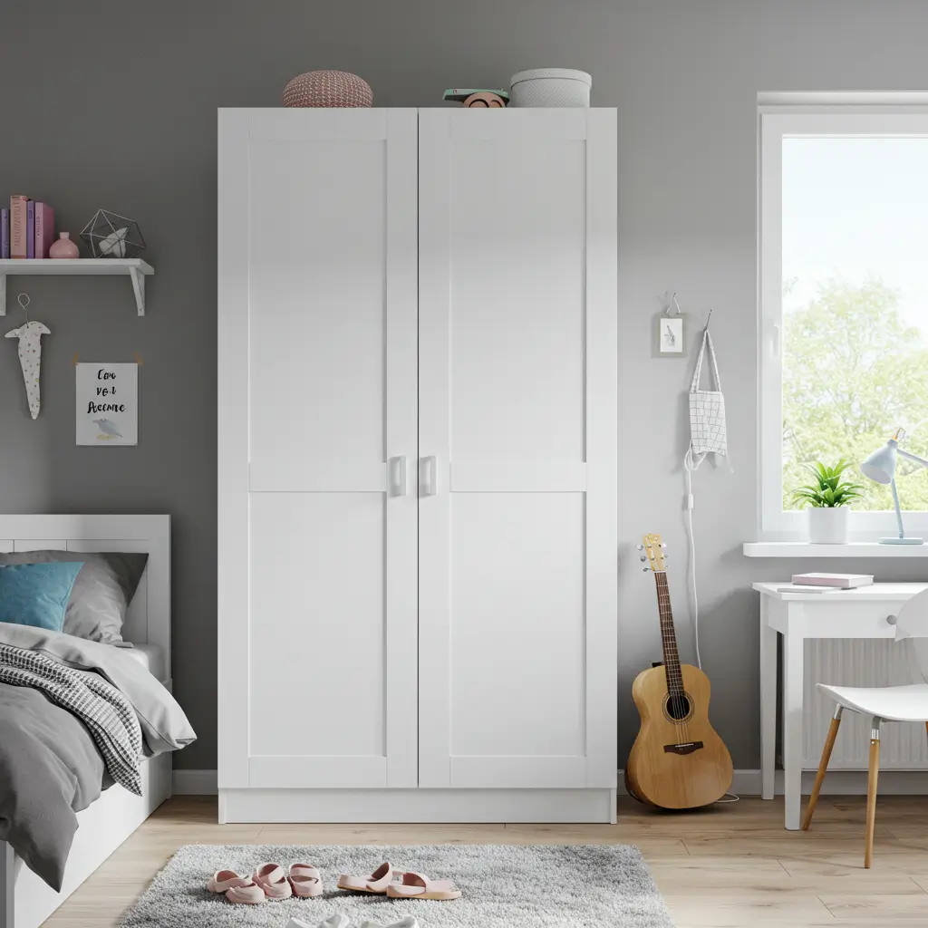 Minimalist White Cupboards for a Clean Look