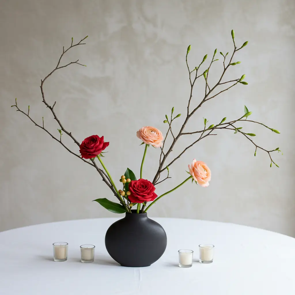 Modern Ikebana-Inspired Pieces