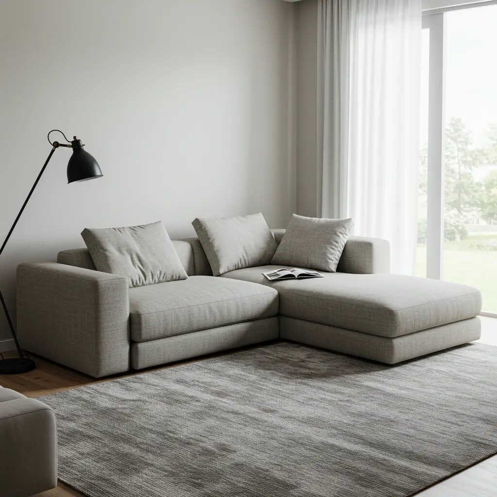 Modular Sofa with Clean Lines