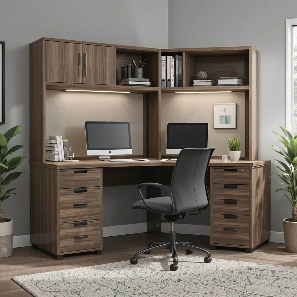 Multi-Function Desk with Storage