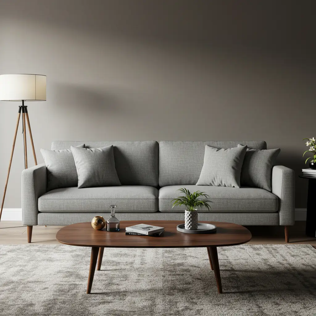 Narrow Sofas with Tapered Arms