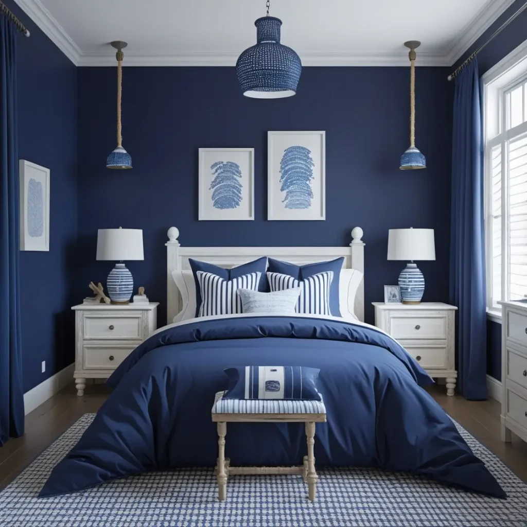 Nautical Navy and White Palette