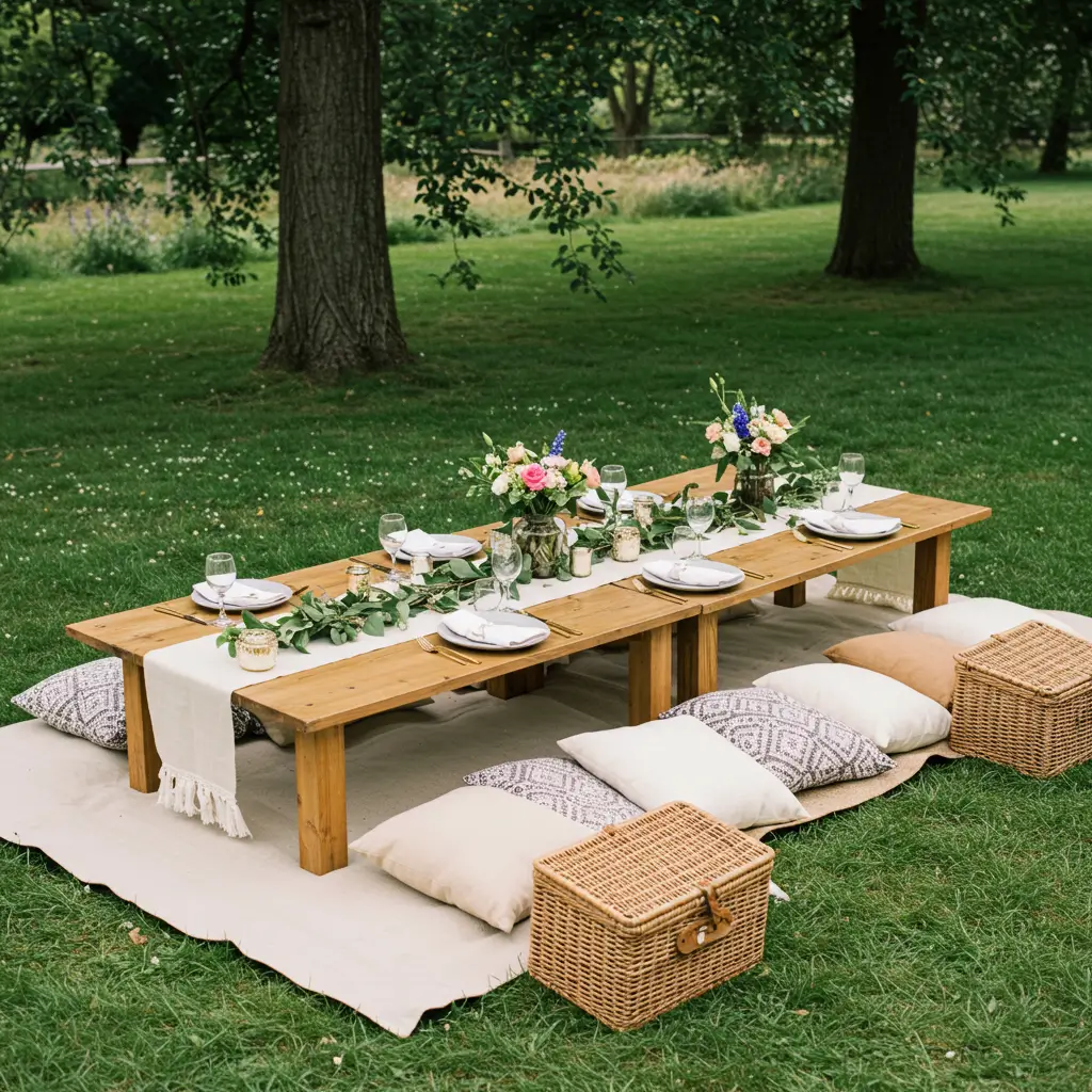 Offer Picnic-Style Seating