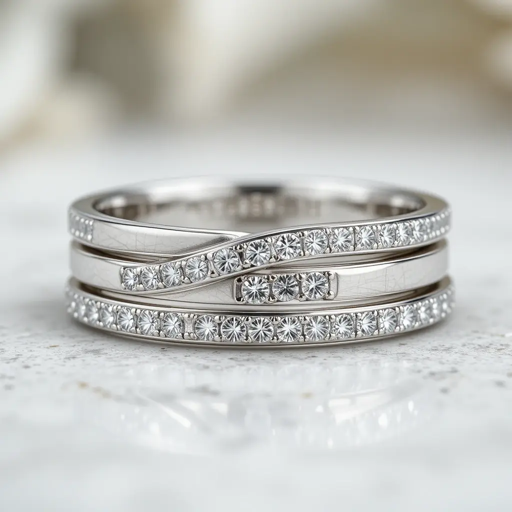 Offset Diamond Band