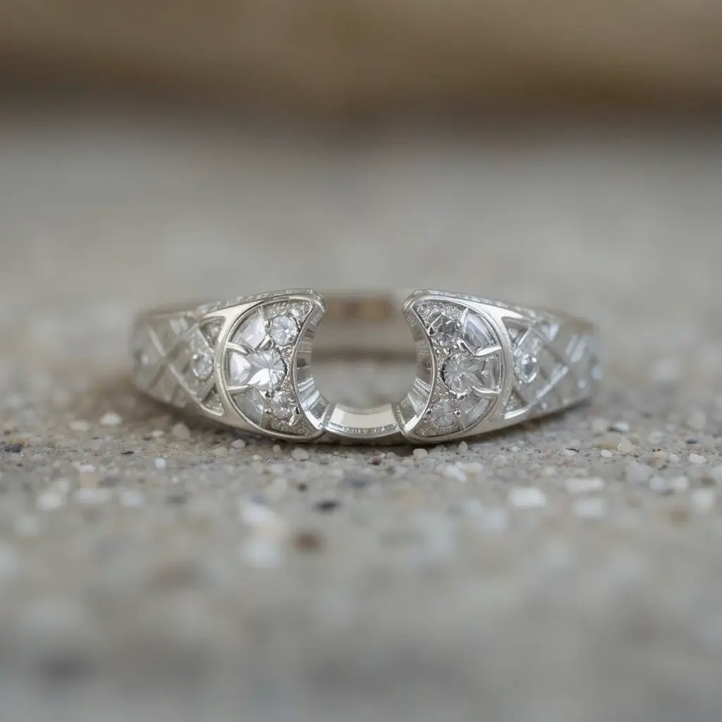 Open Gap Wedding Band