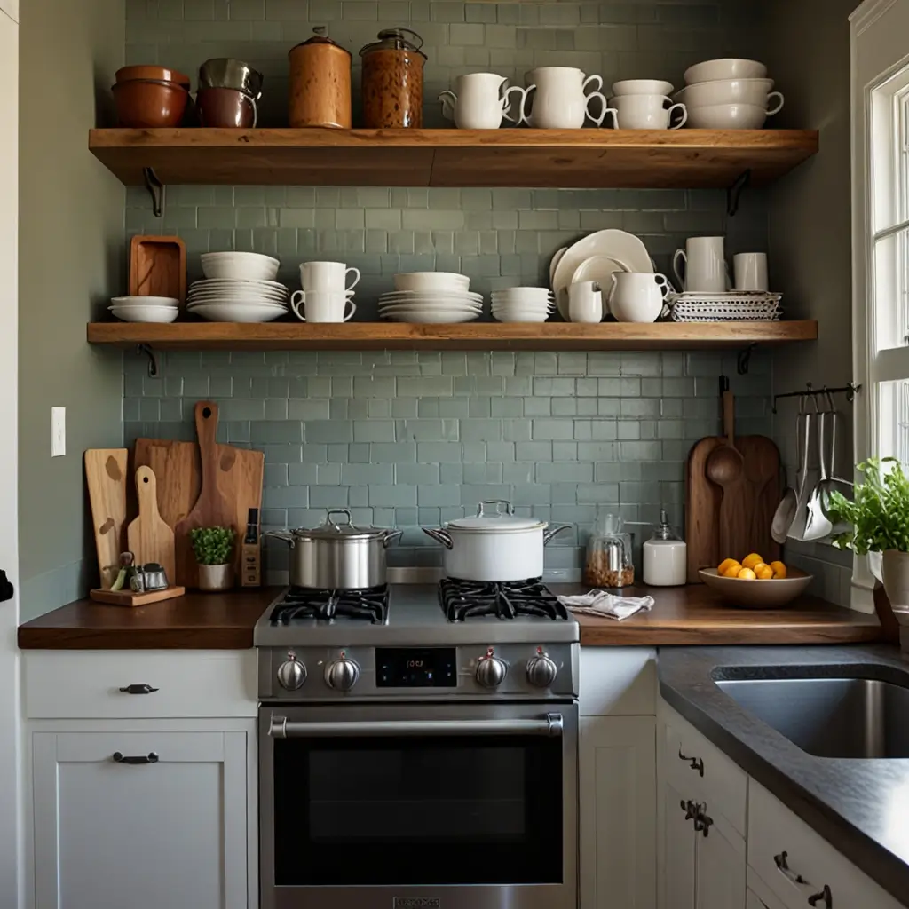 Open Shelving for Easy Access