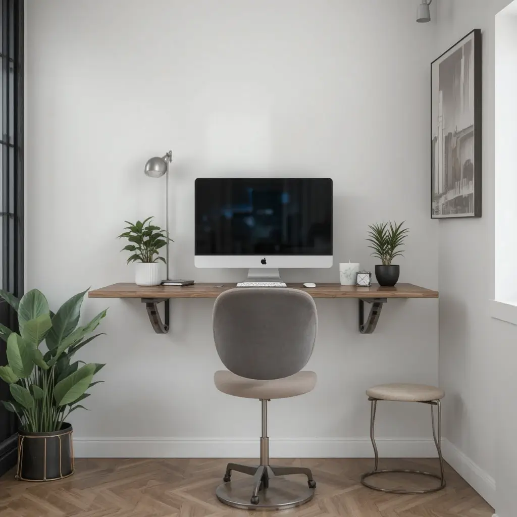 Opt for Wall-Mounted Desks