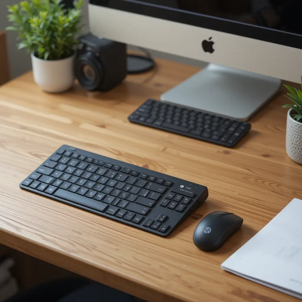 Opt for a Compact Keyboard and Mouse