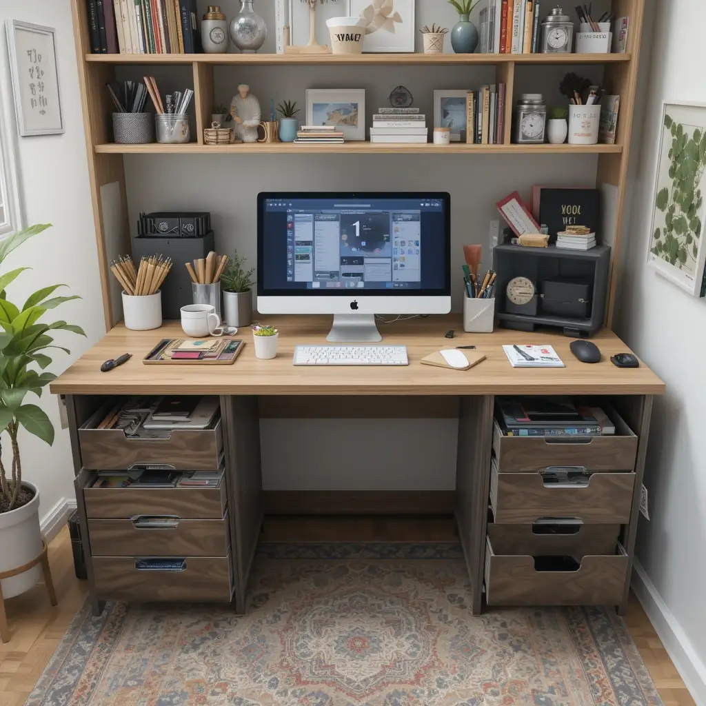 Organize with Desk Drawers