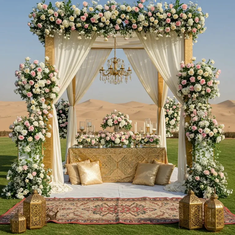 Outdoor Arab Wedding Themes