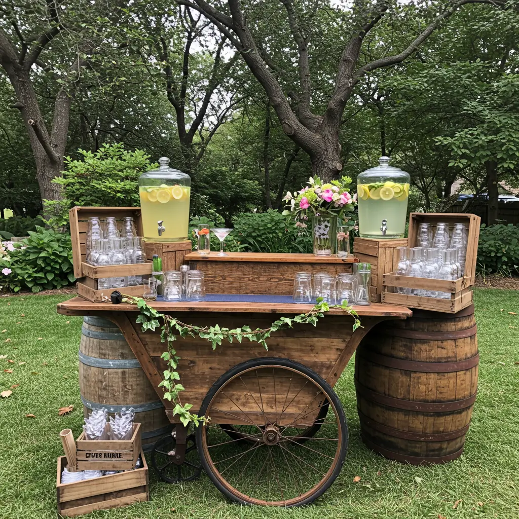 Outdoor Bar Cart