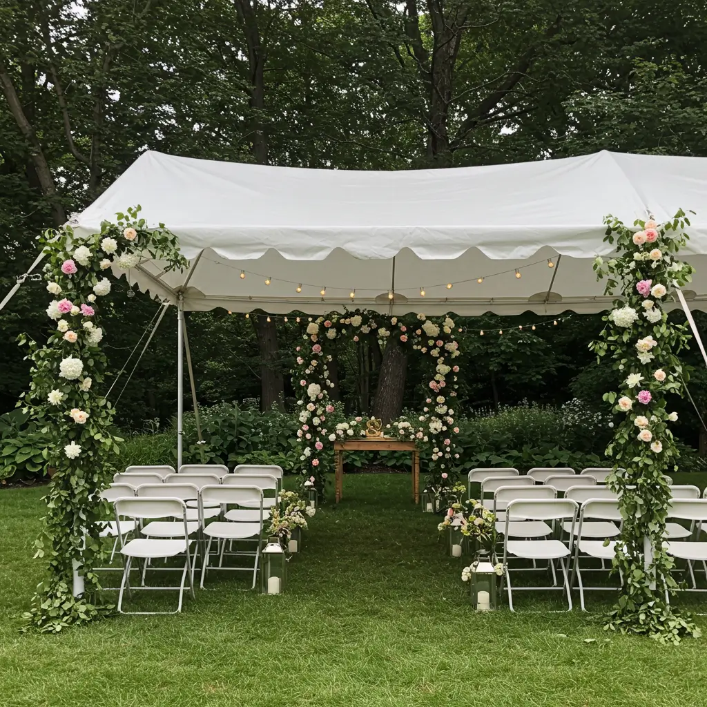 Outdoor Tent Setup