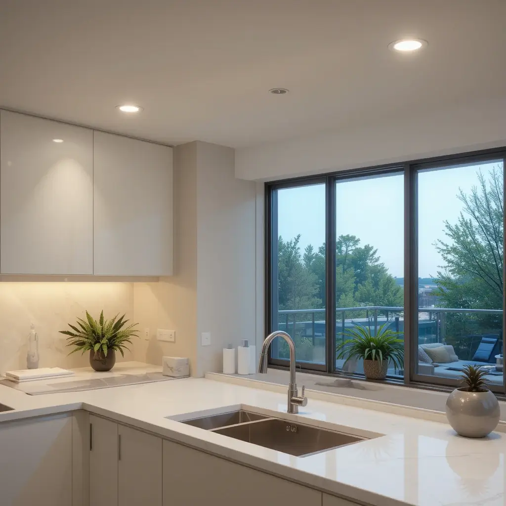 Overhead LED Recessed Spotlights