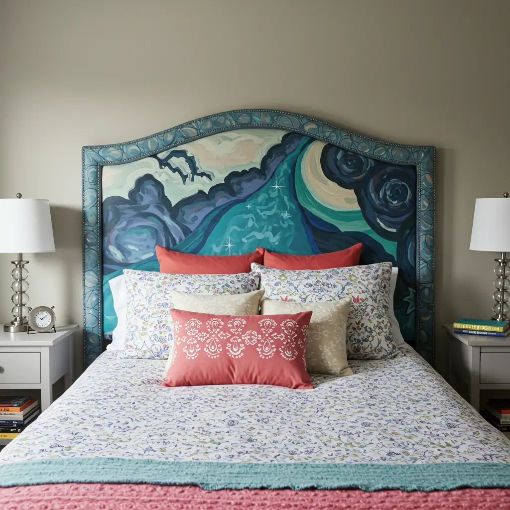 Painted Mural Headboards