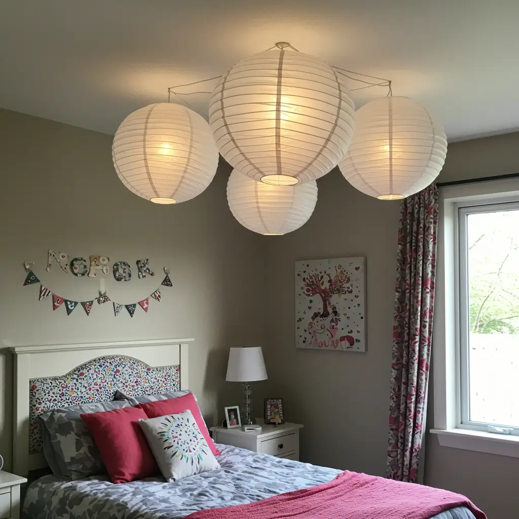Paper Lantern Ceiling Lights
