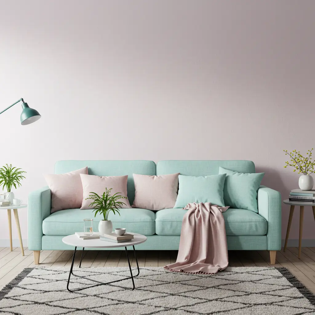 Pastel Colored Sofa