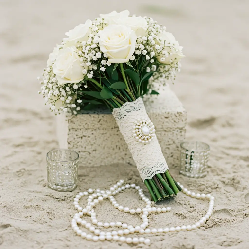 Pearl and Lace Elegance