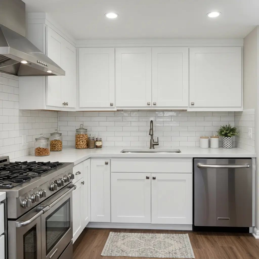 Peel-and-Stick Backsplash