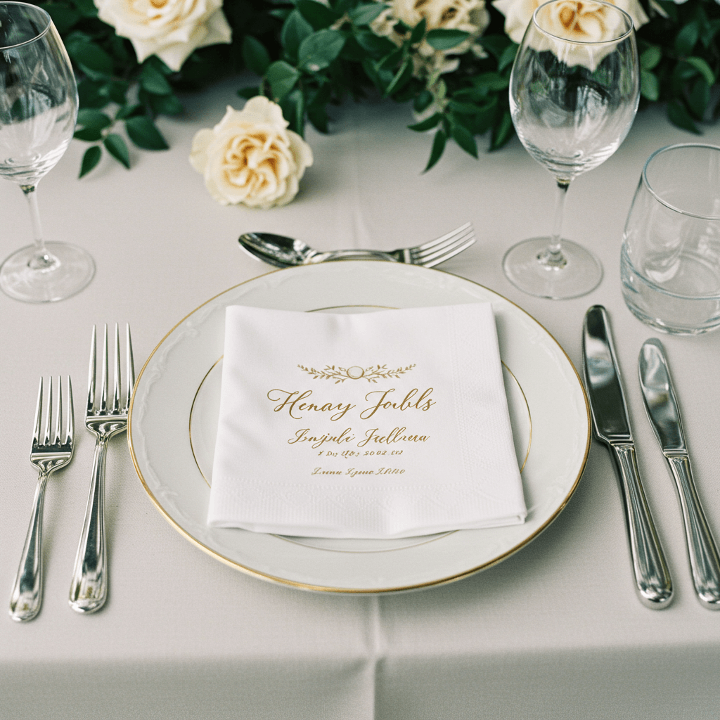 Personalized Cocktail Napkins