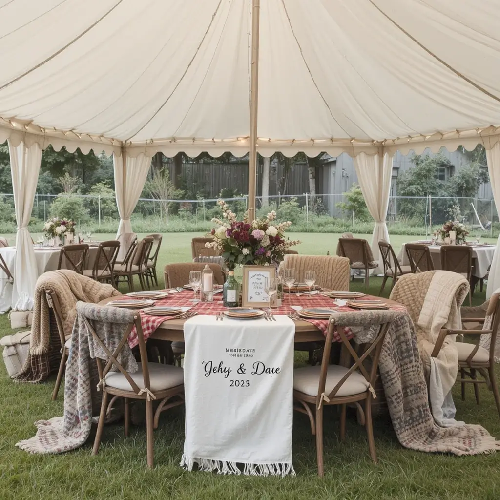 Personalized Wedding Blanket Favors