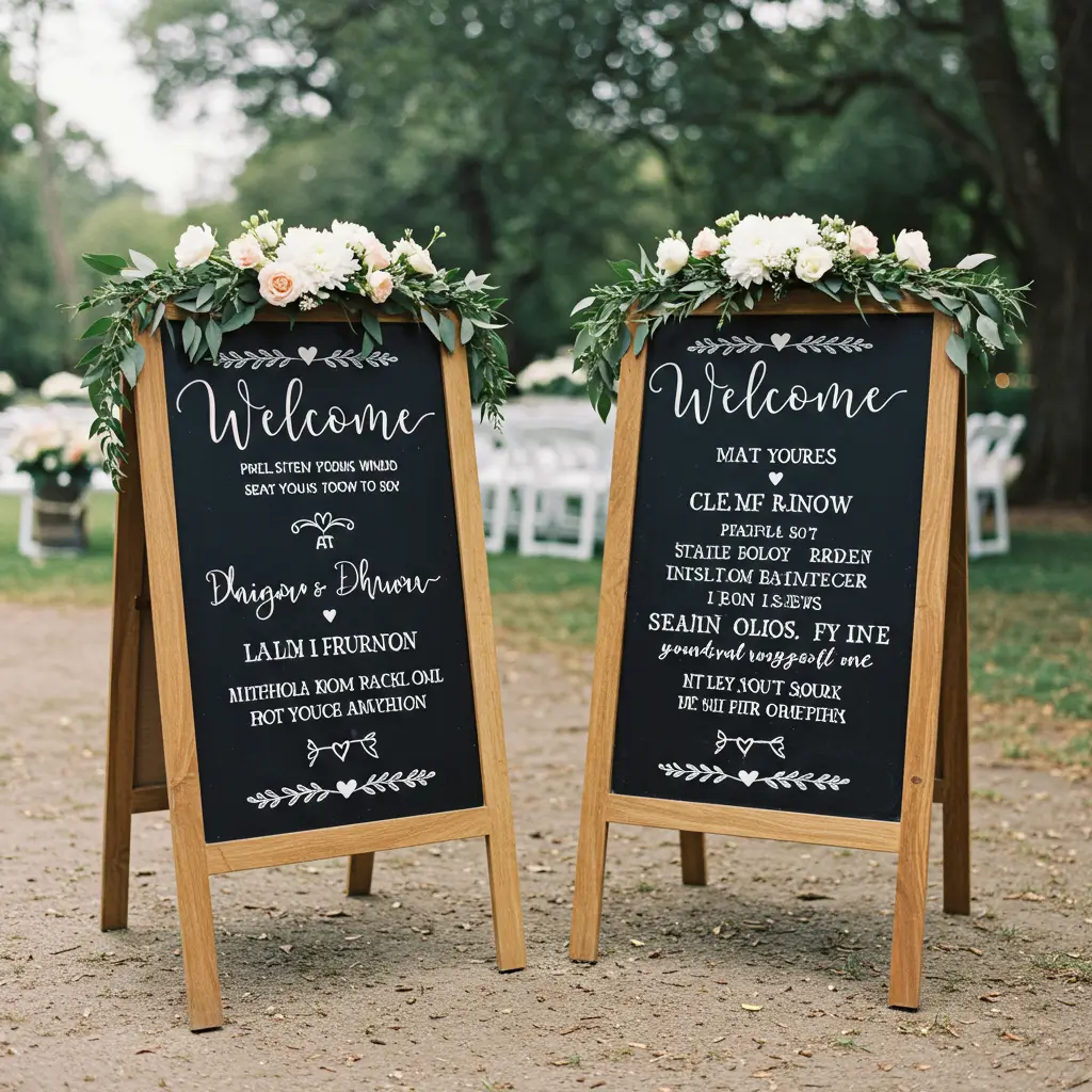 Personalized Wedding Signs