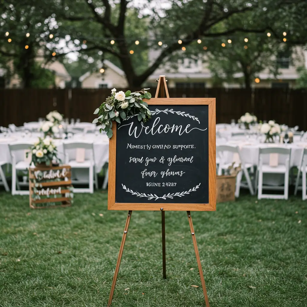 Personalized Welcome Sign