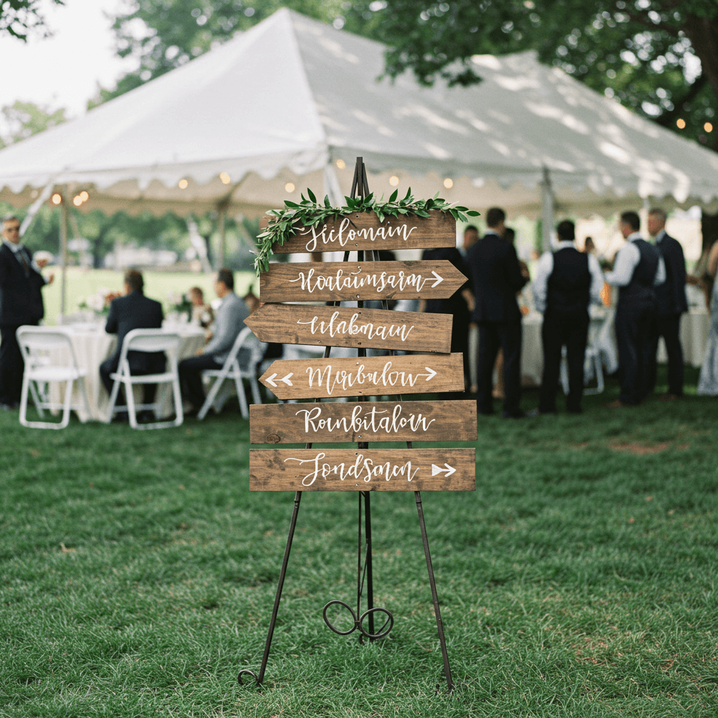 Personalized Wooden Signposts
