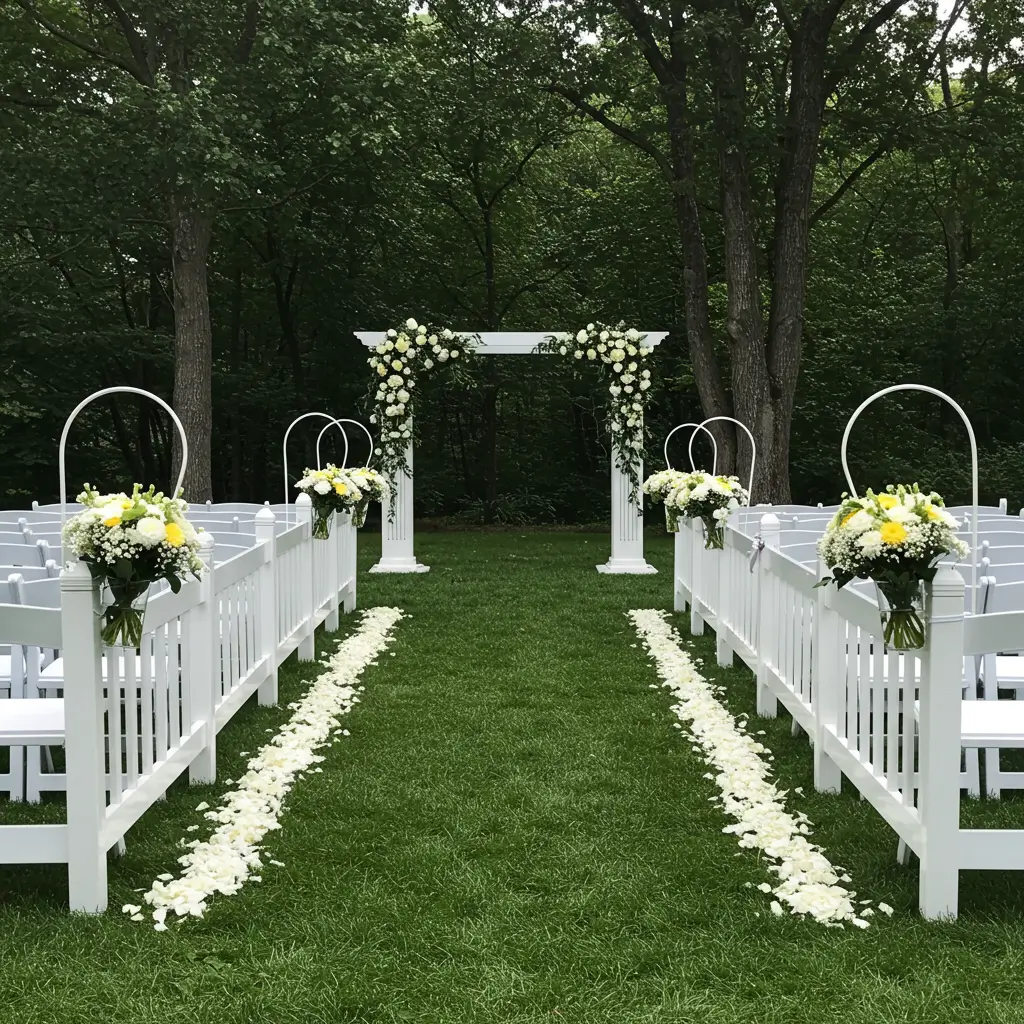 Picket Fence Aisle Borders