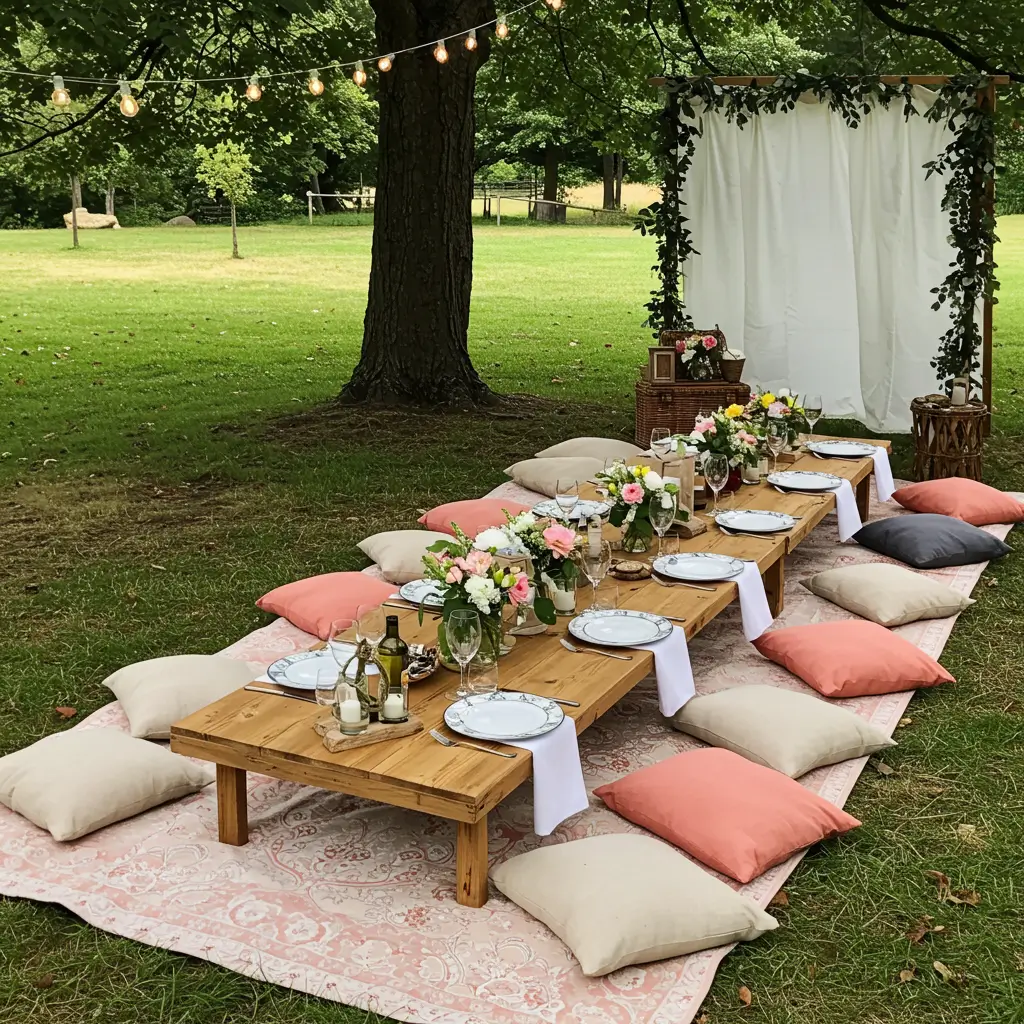 Picnic Style Reception