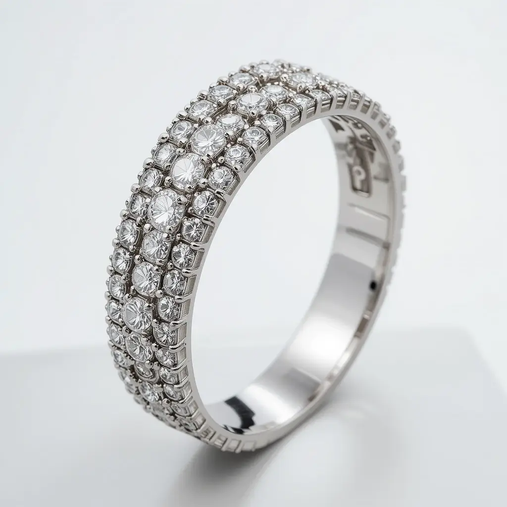 Platinum-Finished Bands