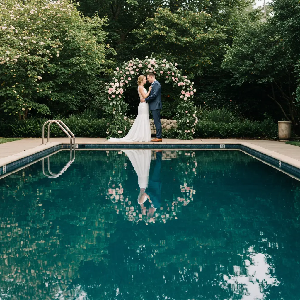 Pool Reflection Photo Moments