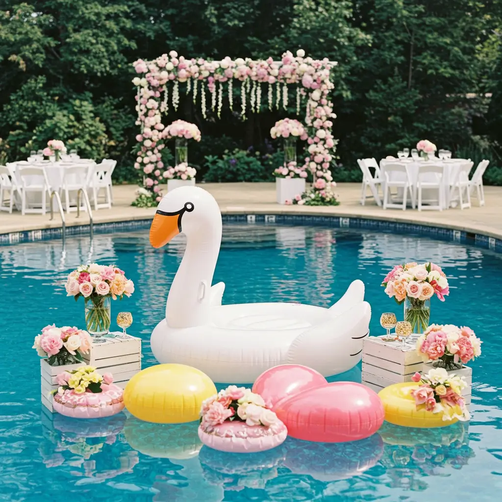 Poolside Dessert Station