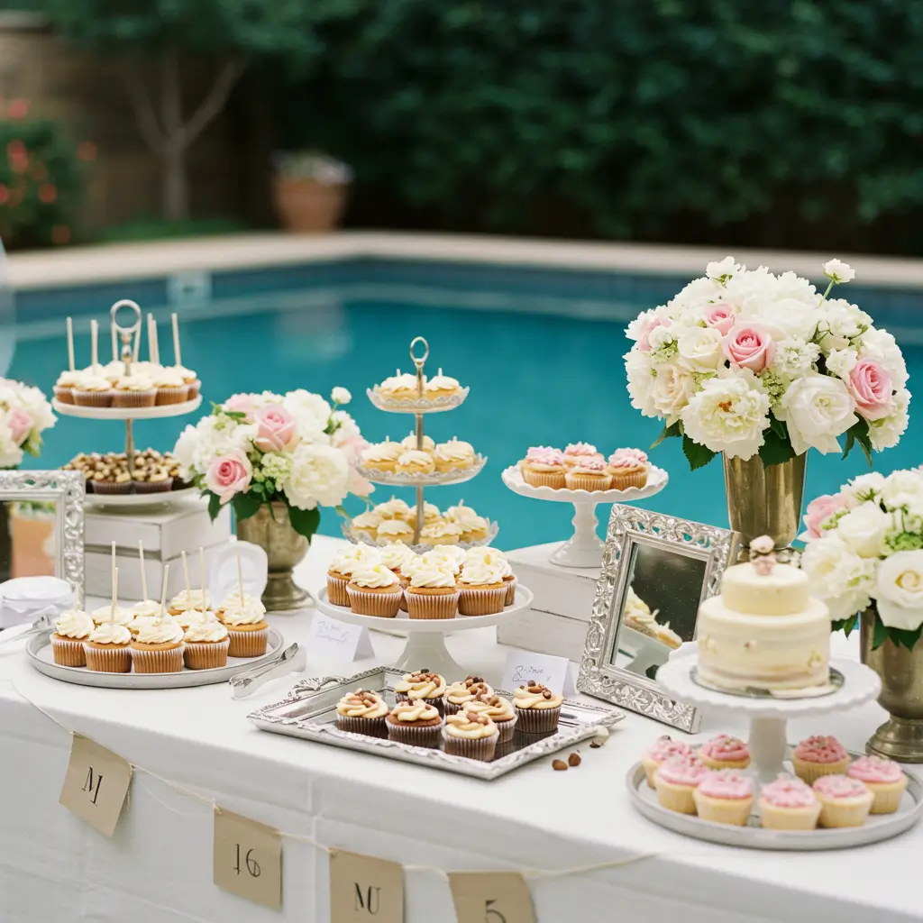 Poolside Dessert Station
