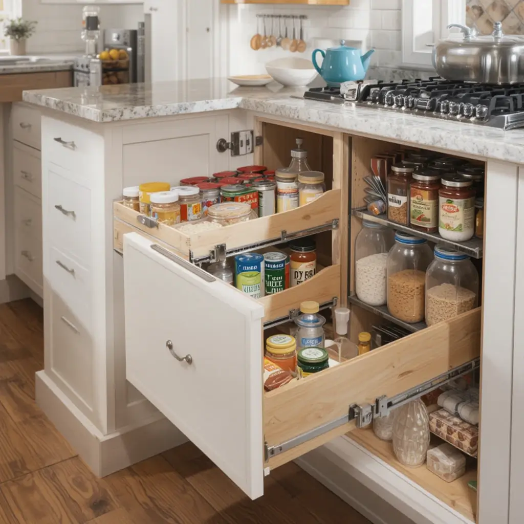 Pull Out Pantry Drawers