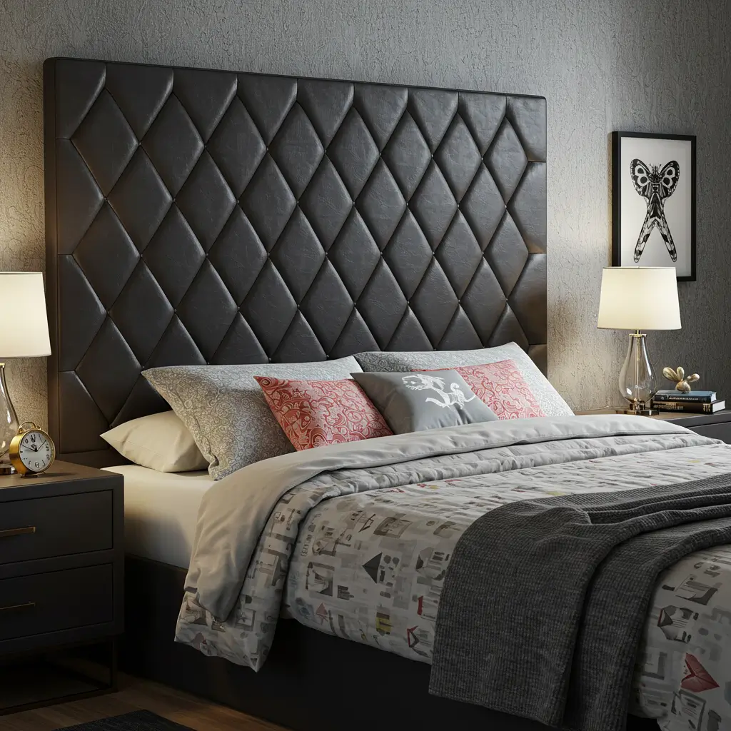 Quilted Leather Headboards