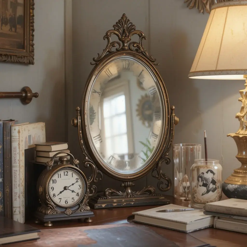 Repurpose Vintage Finds for Desk Decor