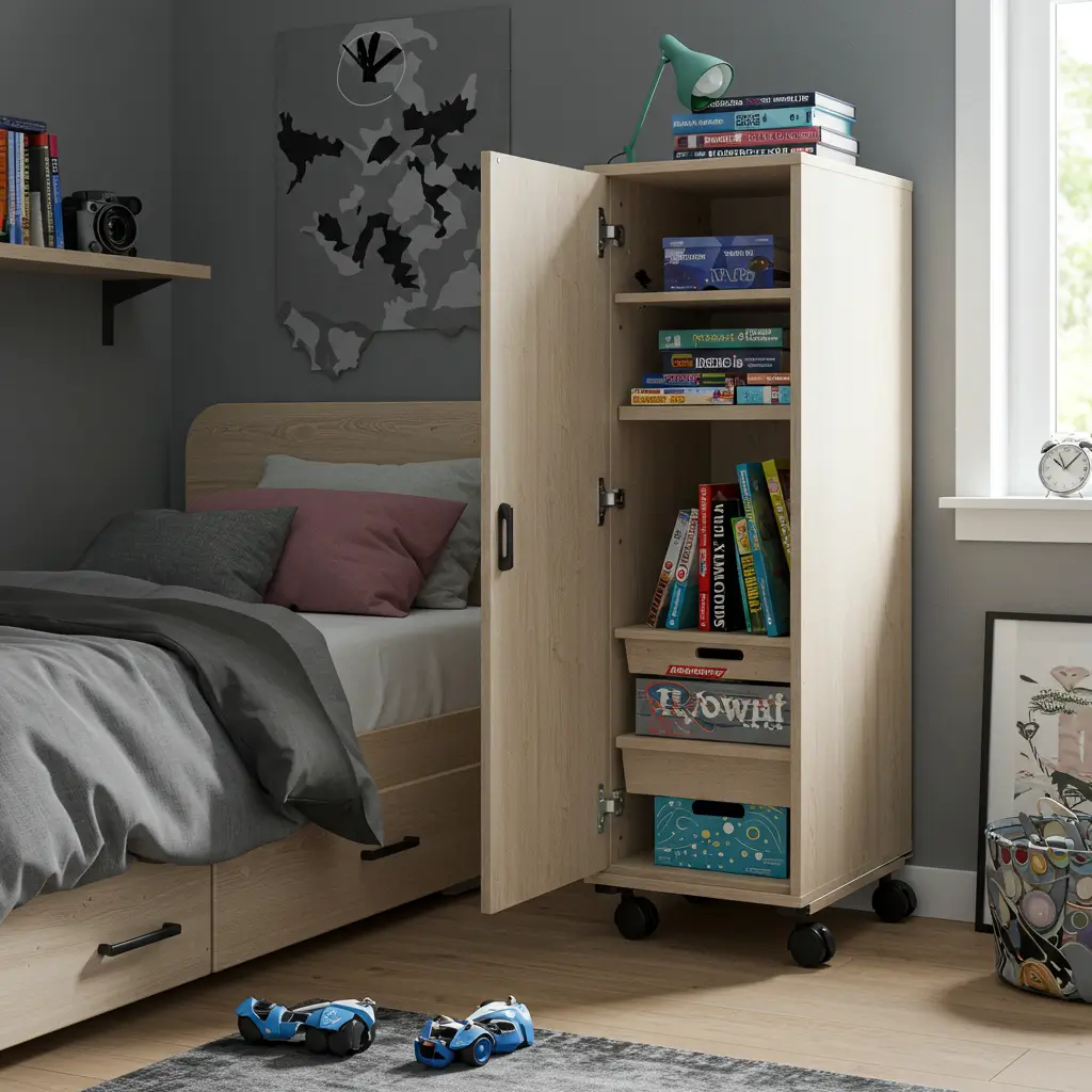 Rolling Cupboards for Flexible Storage