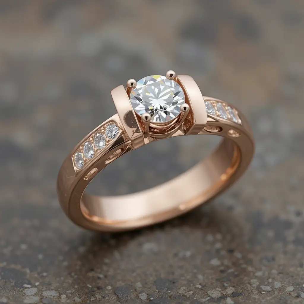 Rose Gold Wedding Band