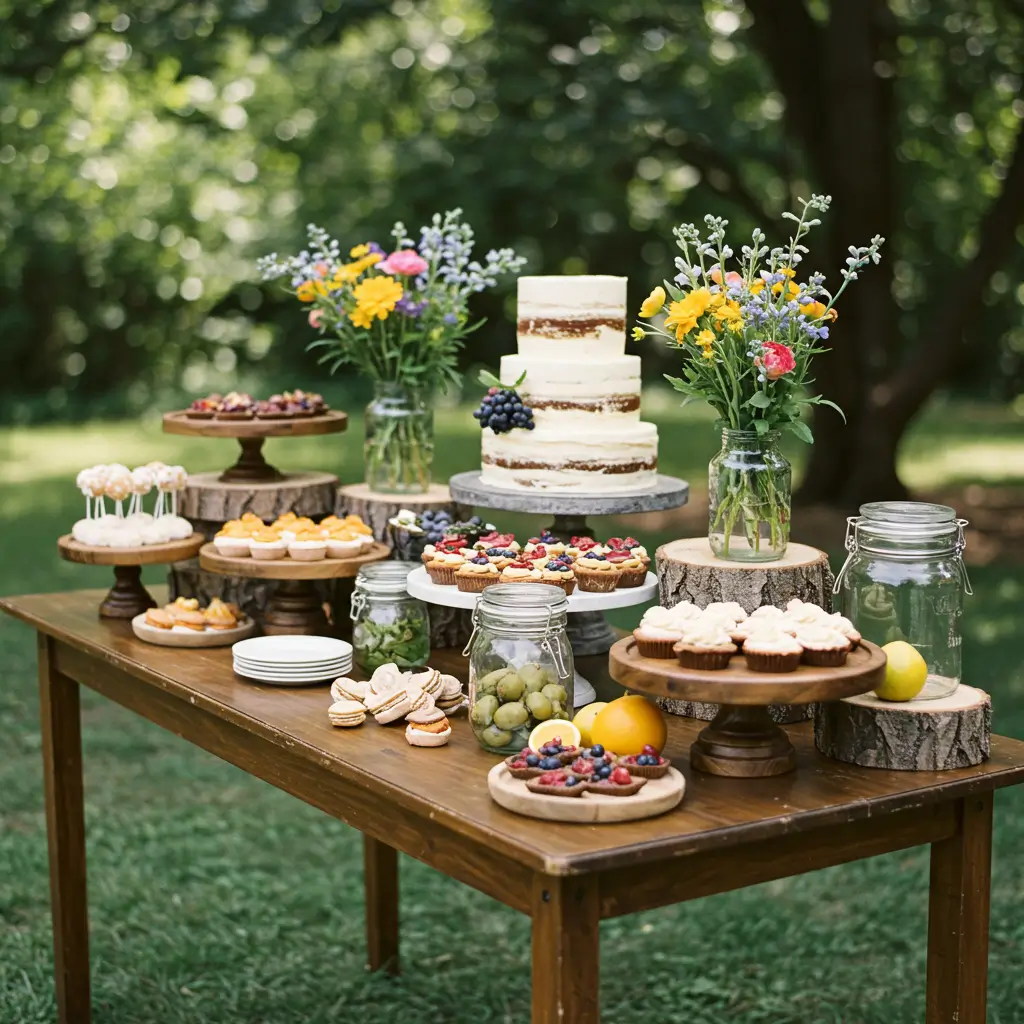 Rustic Dessert Table