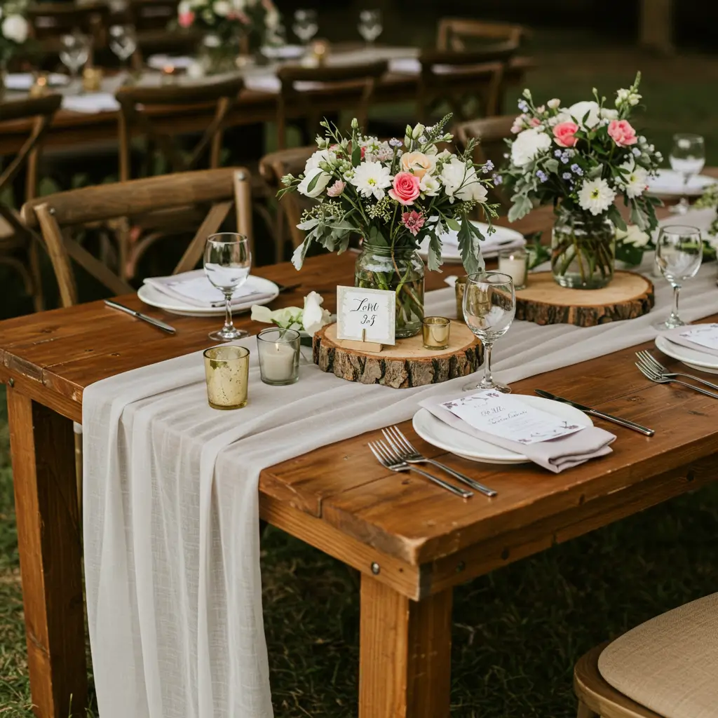 Rustic Wooden Tables