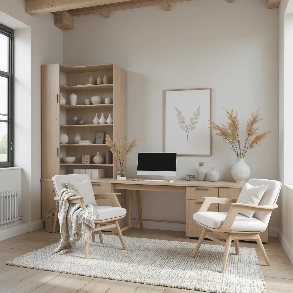 Scandinavian Inspired Light Wood Setup