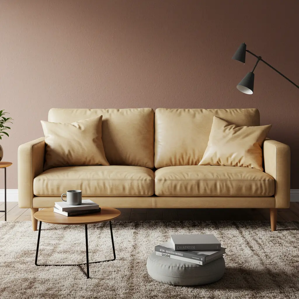 Scandinavian Leather Sofa