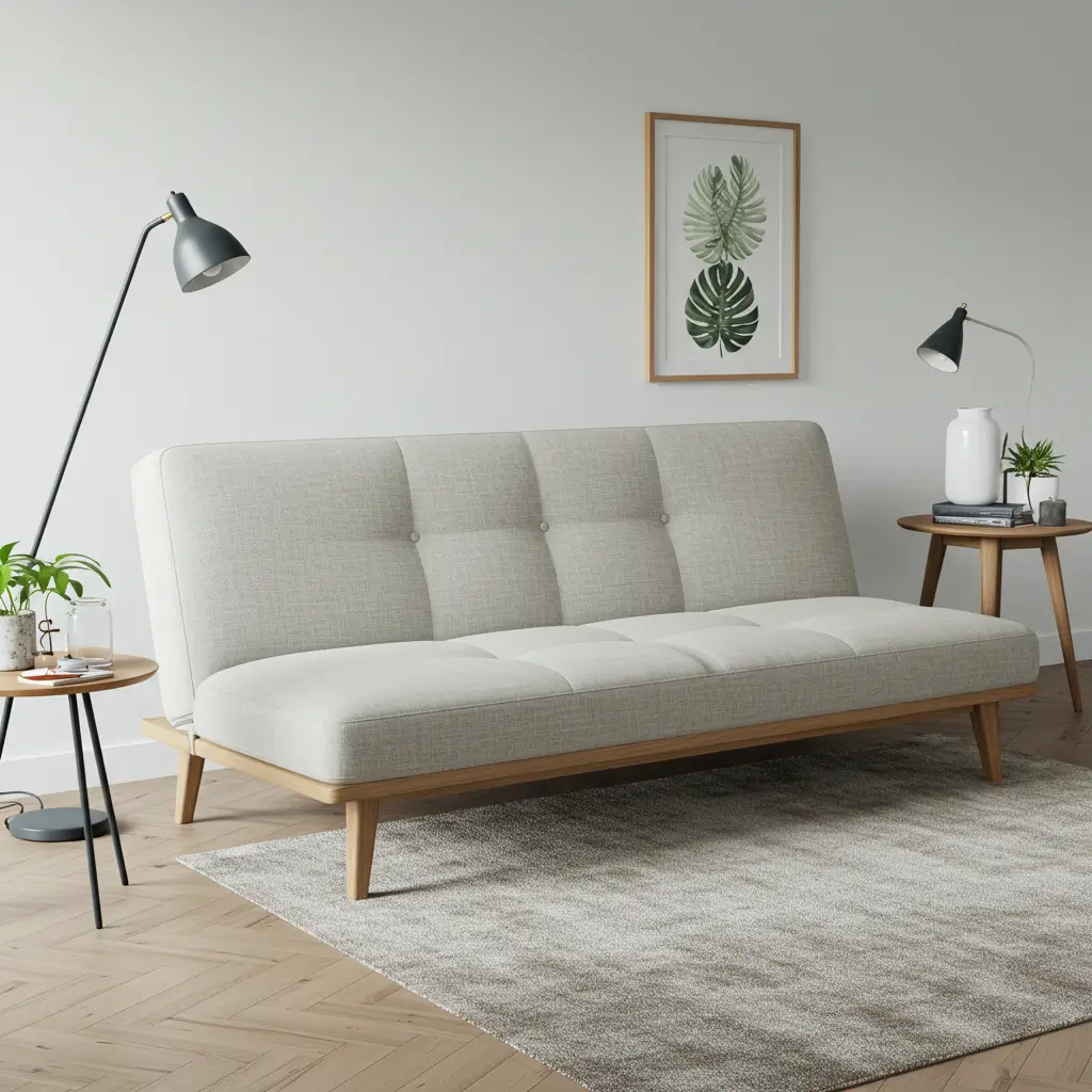 Scandinavian Style Futon Sofa