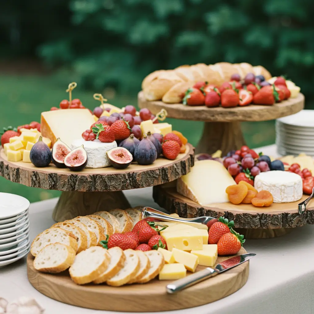 Seasonal Cheese and Fruit Station