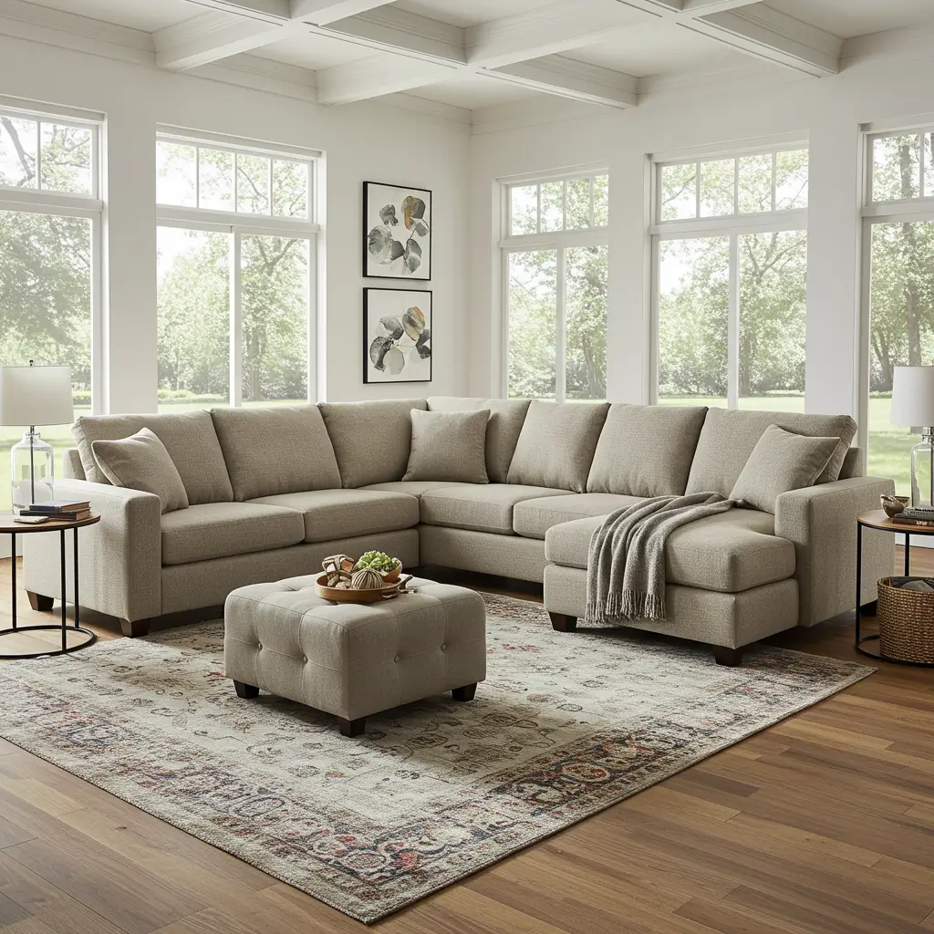 Sectional with Built-in Storage