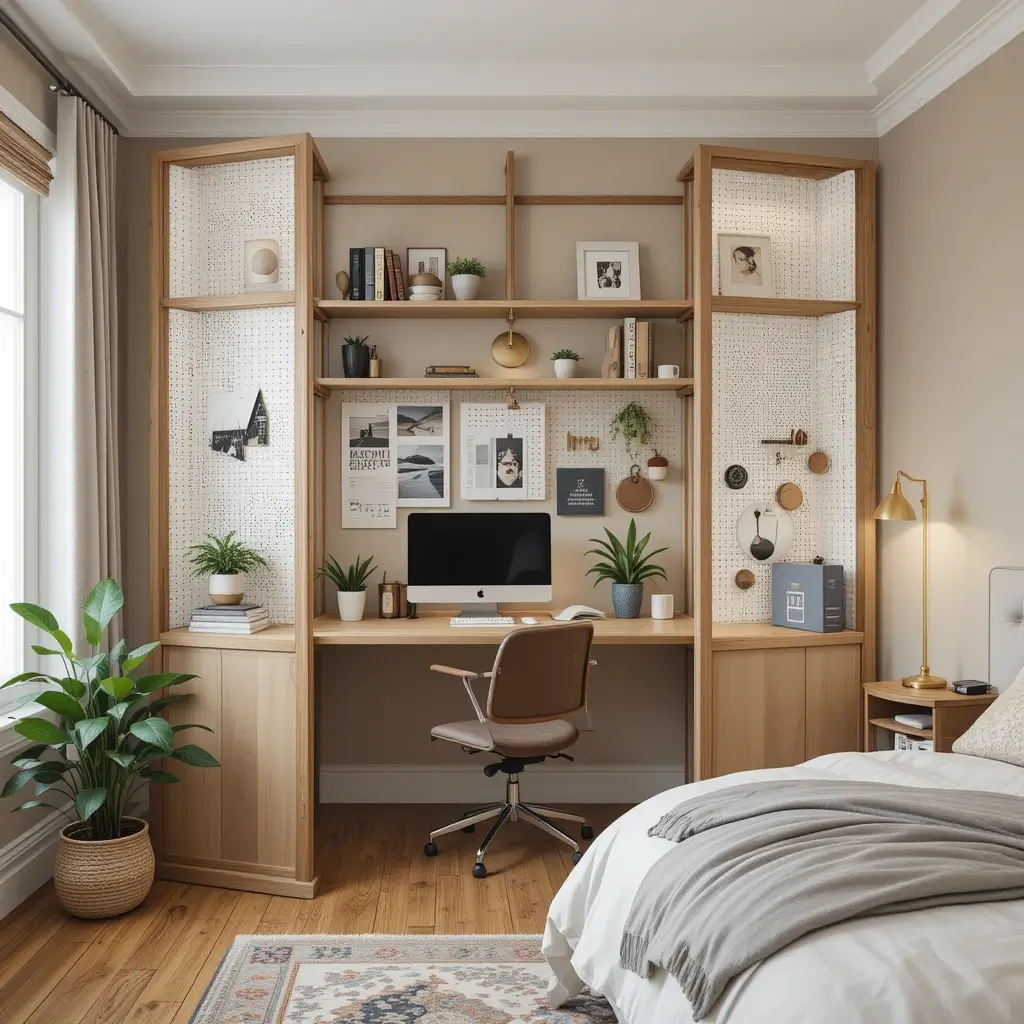Shared Office Space with Room Divider