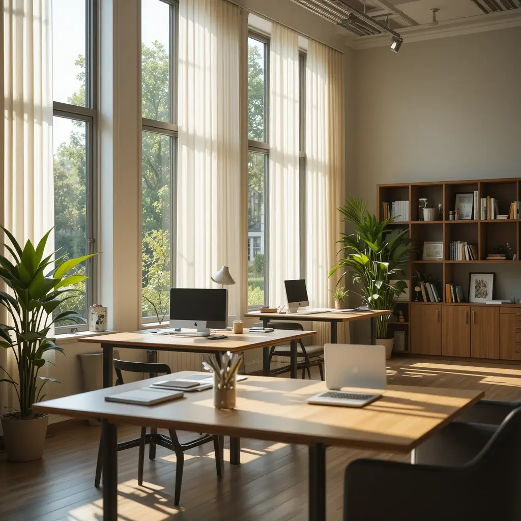 Shared Office with Natural Light