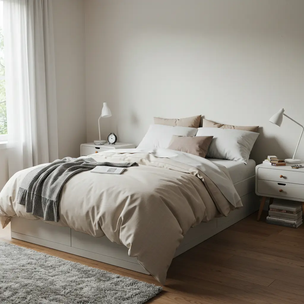 Simple Bedding with Quality Fabrics