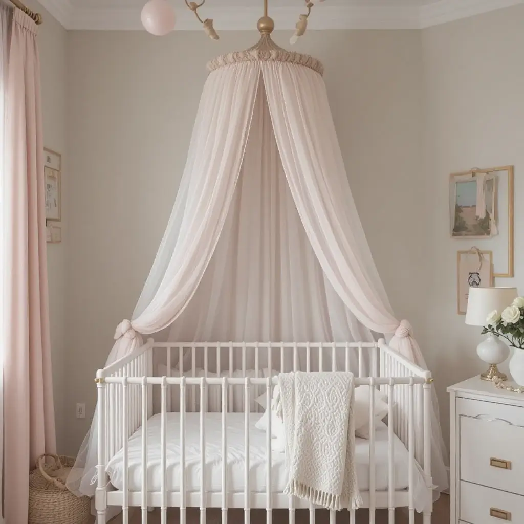 Simple Canopy Above Crib